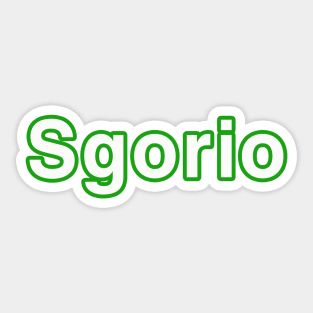 Sgorio Sticker